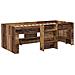 Letto Alto per Bambini 2 pcs Legno antico 98.5 x 200 cm - Foto miniatura 4