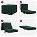 Divano Letto Pieghevole 75 x 67 x 45 cm Verde Scuro - Foto miniatura 8