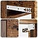 Mobiletto da notte a muro 2 pcs Legno antico 34,5 x 33 x 20 cm - Foto miniatura 8