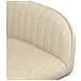 Sedie da pranzo 6 pcs Tessuto Crema 56,5 x 50 x 87,5 cm - Foto miniatura 6