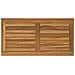 Piano del tavolo Rettangolare Legno di teak solido Naturale - Foto miniatura 1