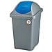 Pattumiera Basculina Argento / Blu 60 lt - Foto miniatura 3
