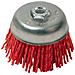 217606 Spazzola A Tazza Abrasiva Con Fili In Nylon 75 Mm - Foto miniatura 1