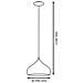 Lampada A Sospensione Hapton Ramato 49449 - Foto miniatura 7