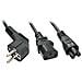 30047 Cavo Di Alimentazione Nero Accoppiatore C13 Accoppiatore C5 (power Cable Black C13 Coupler - C5 Coupler - Wa - Foto miniatura 1