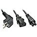 30047 Cavo Di Alimentazione Nero Accoppiatore C13 Accoppiatore C5 (power Cable Black C13 Coupler - C5 Coupler - Wa - Foto miniatura 4