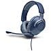 Jbl Quantum 100 Cuffie Gaming Over-ear Con Filo, Headset Da Gioco Con Microfono Boom Direzionale Rimovibile, Compatibilità Multipiattaforma Pc E Console, Colore Blu - Foto miniatura 1