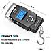 Pesca Bilance Elettroniche Equilibrio Elettronico Digitale Di Pesca Scala Postale Gancio Appeso Con Nastro Di Misura Con Display Lcd Retroilluminato 2 Batterie Aaa Incluse (a-ps01)  - Foto miniatura 2