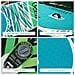 Sup Stand Up Paddle Tavola Pagaia Surf Board Gonfiabile Ocean 10'6"" E Tutti Gli Accessori 320cm X 83cm X 15cm Portata 150kg 3 Pinne - Foto miniatura 2