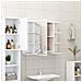 Armadio da Bagno Bianco 80x20,5x64 cm in Legno Multistrato - Foto miniatura 3