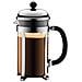 Caffettiere Chambord Capacità 1L 8 tazze Colore Nero / Cromo / Trasparente - Foto miniatura 1
