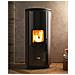 Elegant Ermetica stufa Libera installazione Pellet Marrone - Foto miniatura 1