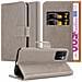 Custodia Compatibile Con Xiaomi Redmi 10 / Redmi Note 11 4g In Marrone Cappuccino - Coperchio Protettiva Con Chiusura Magnetica, Funzione Stand E Tasca Per Le Carte - Foto miniatura 1