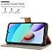 Custodia Compatibile Con Xiaomi Redmi 10 / Redmi Note 11 4g In Marrone Cappuccino - Coperchio Protettiva Con Chiusura Magnetica, Funzione Stand E Tasca Per Le Carte - Foto miniatura 3