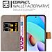 Custodia Compatibile Con Xiaomi Redmi 10 / Redmi Note 11 4g In Marrone Cappuccino - Coperchio Protettiva Con Chiusura Magnetica, Funzione Stand E Tasca Per Le Carte - Foto miniatura 4