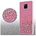 Custodia Compatibile Con Huawei Mate 20 In Rosa Con Glitter - Coperchio Protettivo In Silicone Tpu Flessibile Con Glitter Scintillanti - Foto miniatura 5