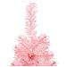 Albero Natale Artificiale Sottile A Metà E Supporto Rosa 150 Cm - Foto miniatura 6