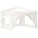 Tenda Per Feste Pieghevole Con Pareti Laterali Bianco 3x3 M - Foto miniatura 2