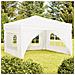 Tenda Per Feste Pieghevole Con Pareti Laterali Bianco 3x3 M - Foto miniatura 1