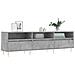 Mobile Tv Grigio Cemento 150x30x44,5 Cm Legno Multistrato - Foto miniatura 3