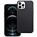 Custodia Tpu Silicone Cover Case Per Apple Iphone 12 Pro Max Black - Foto miniatura 1