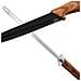 Set Coltelli 7 Pezzi Manico Effetto Legno Con Supporto, Nero - Foto miniatura 5