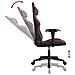Sedia Gaming Massaggio Nero e Rosso Vino in Similpelle - Foto miniatura 6