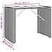 Set Bar Giardino 7pz Grigio Polyrattan e Legno Massello Acacia - Foto miniatura 2