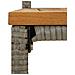 Set Bar Giardino 7pz Grigio Polyrattan e Legno Massello Acacia - Foto miniatura 7