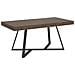 Tavolo allungabile 90x200/460 cm Booster noce gambe antracite - Foto miniatura 1