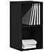 Scatola per Contenitori LP in Rovere Nero 71x34x36cm Truciolato - Foto miniatura 5