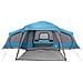 Tenda da Campeggio con Portico Cupola 9Persone Blu Impermeabile - Foto miniatura 5