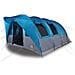 Tenda da Campeggio a Tunnel per 5 Persone Blu Impermeabile - Foto miniatura 1