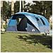 Tenda da Campeggio a Tunnel per 5 Persone Blu Impermeabile - Foto miniatura 3