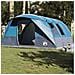 Tenda da Campeggio a Tunnel per 5 Persone Blu Impermeabile - Foto miniatura 2
