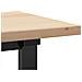 Lusso Casadino -  Tavolino Salotto Telaio A O 160x40x45,5 Cm Legno Pino E Acciaio - Foto miniatura 6
