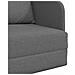 Divano Letto Pieghevole 2-in-1 Grigio Scuro 65x80x83 cm Tessuto - Foto miniatura 9