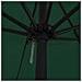 Ombrellone da Giardino  ø395x245 cm Verde - Foto miniatura 3