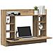 Scrivania a Muro in Rovere Artigianale 105x48x75 cm in Legno Ingegnerizzato - Foto miniatura 3