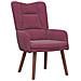 Poltrona Rilassante Wine Red in Velluto - Foto miniatura 1