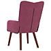 Poltrona Rilassante Wine Red in Velluto - Foto miniatura 6