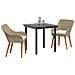 Set da pranzo da giardino Beige in Polyrattan - Foto miniatura 3