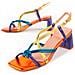 Sandalo Con Tacco Trea5 Multicolore. - Foto miniatura 1
