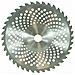Disco Di Ricambio Per Decespugliatore Con 40 Denti E Placchette In Tungsteno Con Profilo Bombato Ampiezza Taglio 255mm - Foto miniatura 1