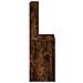 Scrivania Mensole Rovere Fumo 100x45x140 cm Legno Multistrato - Foto miniatura 5