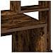 Scrivania Mensole Rovere Fumo 100x45x140 cm Legno Multistrato - Foto miniatura 7