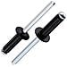 Kit Assortimento Rivetti Ciechi In Alluminio Nero 500 Pezzi - Rivetti Pop Aperti - Foto miniatura 3