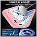 Custodia Rosa 9h In Vetro Temperato Antiurto Compatibile Con Iphone 17 Air Con Ricarica Magnetica Wireless - Foto miniatura 4
