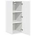 Pensile cucina 2 pcs Bianco 30 x 31 x 80 cm Legno multistrato - Foto miniatura 6