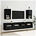 Mobiletti TV a parete 2 pcs Rovere Nero 30,5 x 30 x 60 cm - Foto miniatura 2
